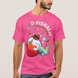 Camiseta Crianças Do segundo Do Dia De Pesca Para Meninos E