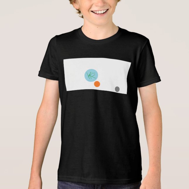 Camiseta Crianças do sistema solar (Frente)