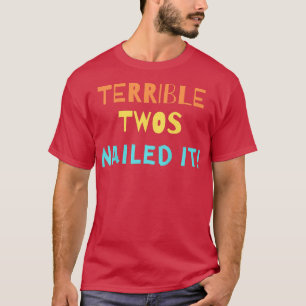 Camiseta Crianças Dois Terríveis Nuniram Um Engraçado segun