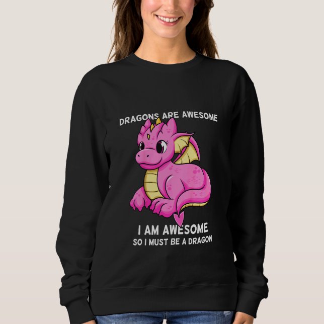 Camiseta Crianças Dragões são incríveis Eu sou um Dragão pa (Frente)