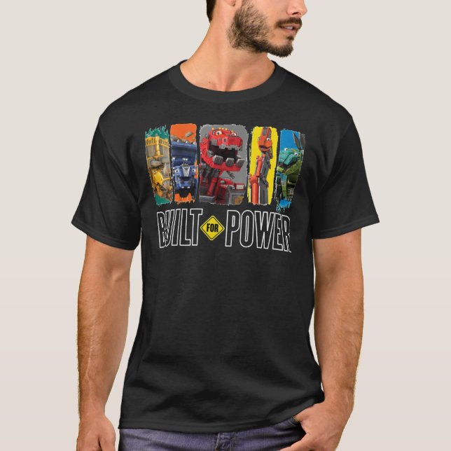 Camiseta Crianças DreamWorks DinoTrux - &x27;Criado para Po (Frente)