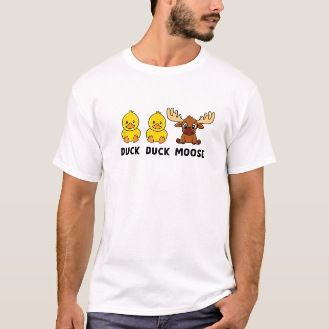 Camiseta Crianças Duck Duck Moose Boy (Frente)