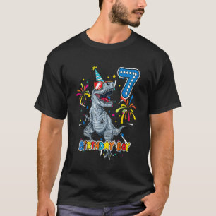 Camiseta Crianças É a minha festa de aniversário de 7 para 