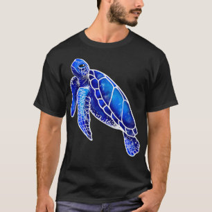 Camiseta Crianças E Adultos De Tartaruga Marinha
