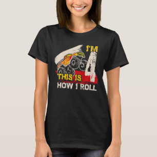 Camiseta Crianças, é assim que eu faço o quarto aniversário