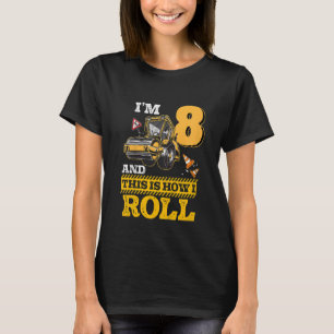 Camiseta Crianças É Assim Que Eu Rolo O Cilindro De Asfalto