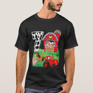 Camiseta Crianças e fazendas de 7 anos É meu 7 de aniversár