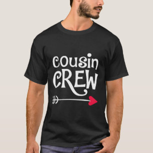 Camiseta Crianças E Meninas De Tripulação Do Coração Vermel
