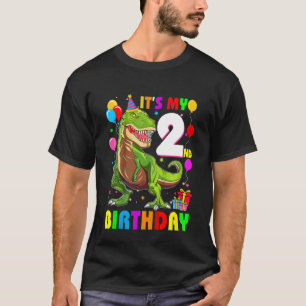 Camiseta Crianças é meu segundo aniversário feliz 2 anos Re