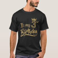 Crianças, é minha aniversário de 3 anos de 3 anos,