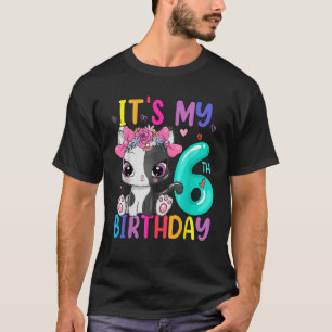 Camiseta Crianças É o meu 6 Aniversário de 6 anos Custo do 