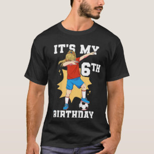 Camiseta Crianças, é o meu 6 de Aniversário