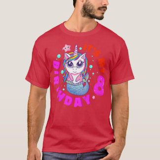 Camiseta Crianças é o meu 8.º aniversário Feliz 8 anos Unic