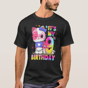 Camiseta Crianças É o meu 9º aniversário Meninas adolescent