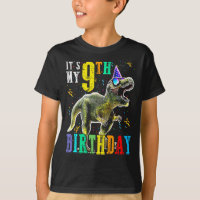 Crianças É o meu nono aniversário Feliz 9 Anos Din