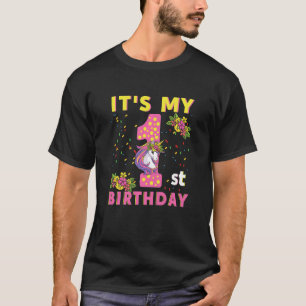 Camiseta Crianças, é o meu primeiro aniversario Unicorn Cri
