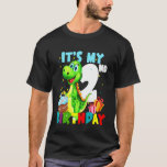 Camiseta Crianças, é o meu segundo aniversário de 2 anos Di<br><div class="desc">Crianças É o meu segundo aniversário Dinossauro Garoto de 2 Anos</div>