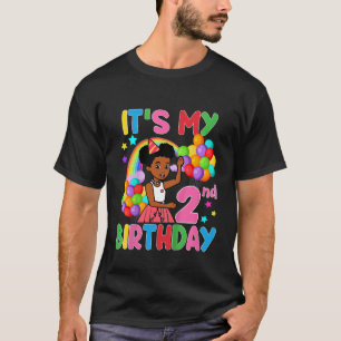 Camiseta Crianças É o meu segundo aniversário Gracie está n