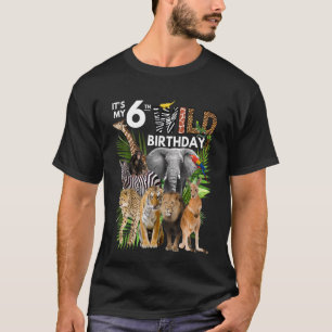 Camiseta Crianças É o meu zoológico de animais Safari de an