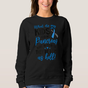 Camiseta Crianças E Pancreias Pun Ppreguiçoso T1d Mãe