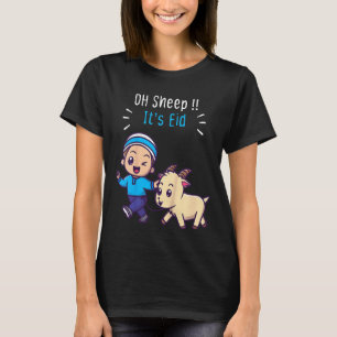 Camiseta Crianças Eid Al Adha Eid Al Adha Mubarak Oh Oiça