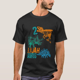 Camiseta Crianças Elijah Surus segundos aniversários Rex Bd