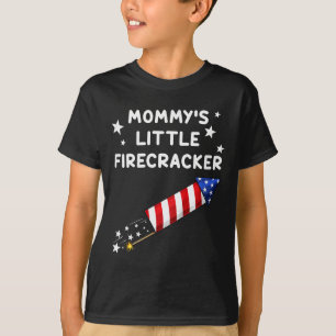 Camiseta Crianças Em 4 De Julho, Mamãe De Pequeno Burro