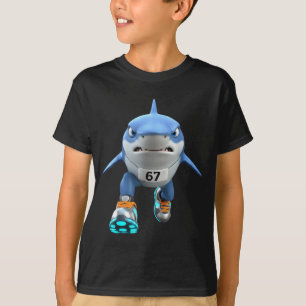 Camiseta Crianças Engraçadas 67 Meme Tralalero Tralala Corr
