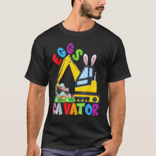 Camiseta Crianças Engraçadas Caçador de Felz pascoa do Eggs