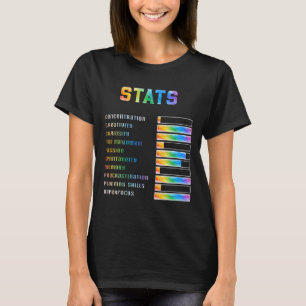 Camiseta Crianças Engraçadas Com Adhd Stats Neurodiversity 