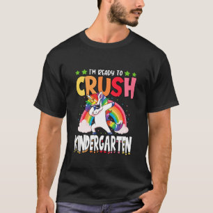 Camiseta Crianças Engraçadas Estou pronta para esmagar o ja