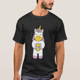 Camiseta Crianças Engraçadas Lemonade Stand Unicorn Lemon C