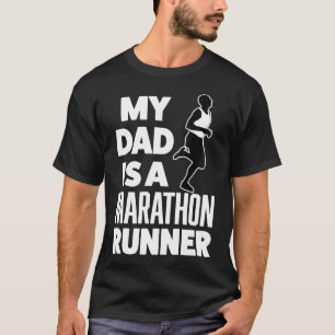 Camiseta Crianças Engraçadas Meu Pai é um garotos da Marato