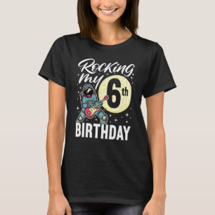 Camiseta Crianças Enroscando Meu Aniversário De 6, Eu Elétr
