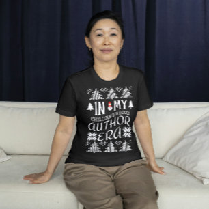 Camiseta Crianças: Era Autor do Livro, Presente de X-mas do