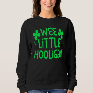 Camiseta Crianças eram o pequeno Hooligan Saint Patrick Day