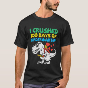 Camiseta Crianças Esmagadas 100 Dias De Jardim De Infânci