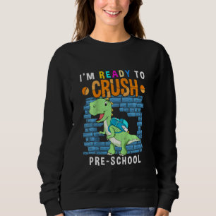 Camiseta Crianças Esmagam Pré-Escolas Primeiro Dia De Crian