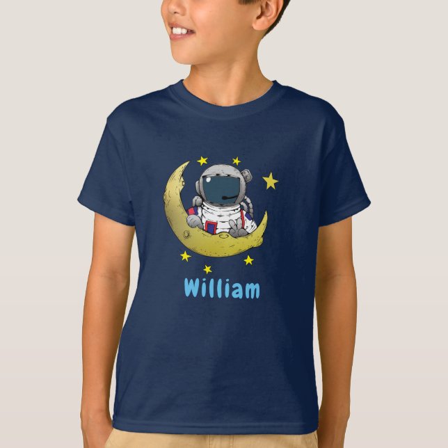 Camiseta Crianças - Espaço Exterior (Frente)