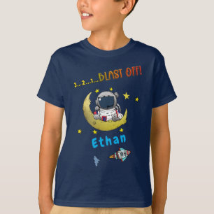 Camiseta Crianças - Espaço Exterior