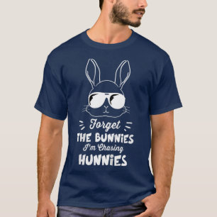 Camiseta Crianças esqueçam os coelhos que estou perseguindo