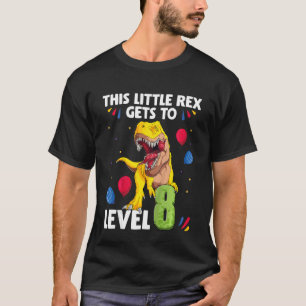 Camiseta Crianças, esse pequeno Rex chega ao Nível 8 anos d