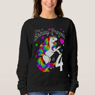 Camiseta Crianças Esta Princesa de Aniversário É Uma Garota