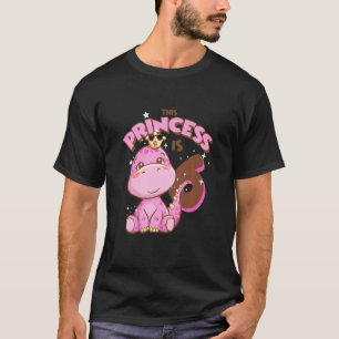 Camiseta Crianças Esta Princesa Tem 6 Meninas 6 Aniversário