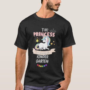 Camiseta Crianças Esta Princesa Vai Para A Garota B