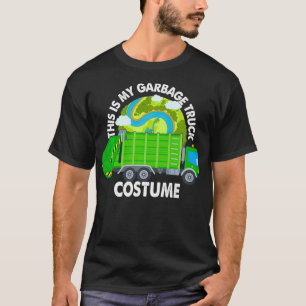 Camiseta Crianças Este É Meu Caminhão De Lixo Reciclagem De