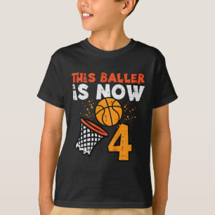 Camiseta Crianças Este Ller Agora Tem 4 Sketll 4º Aniversár