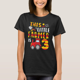 Camiseta Crianças Este Pequeno Agricultor É Um Trator De 3
