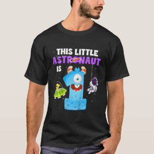 Camiseta Crianças Este Pequeno Astronauta É Um Ano 11rua De