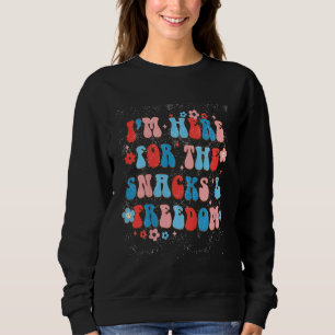 Camiseta Crianças Estou Aqui Por Lanches & Liberdade Bebê P